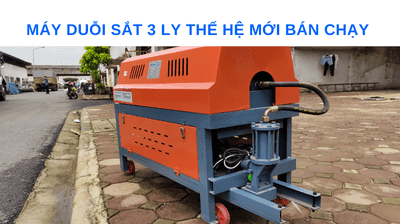 Máy duỗi sắt 3 ly thế hệ mới bán chạy năm 2023