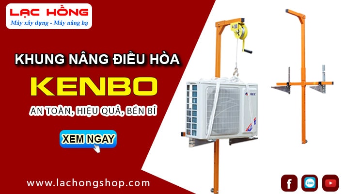 Khung nâng dàn nóng điều hòa KENBO hỗ trợ công tác lắp đặt an toàn