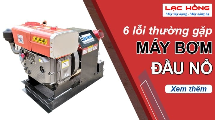 6 lỗi thường gặp và cách xử lý hiệu quả ở máy bơm nước đầu nổ - 1
