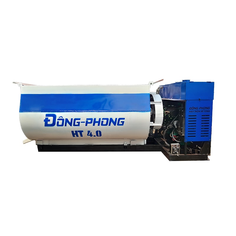 Máy trộn bê tông trục ngang