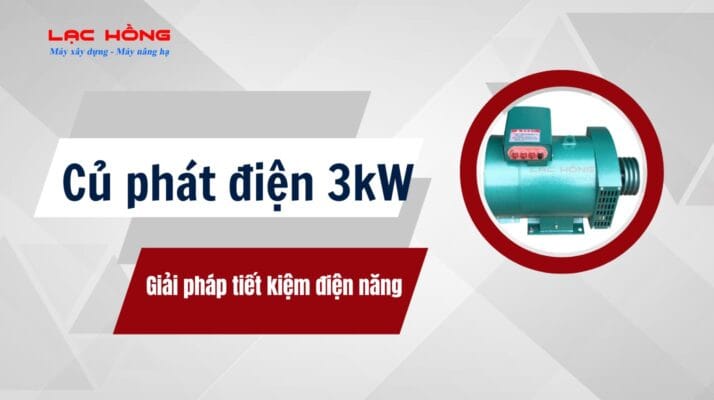 Tìm hiểu về củ phát điện 3kW