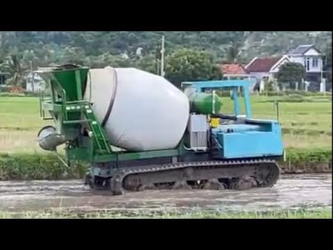 Ứng dụng xe bồn trộn bê tông