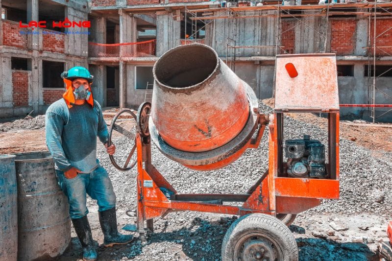 [A-Z] Dung tích máy trộn bê tông 250L, 350L, 500L và giá