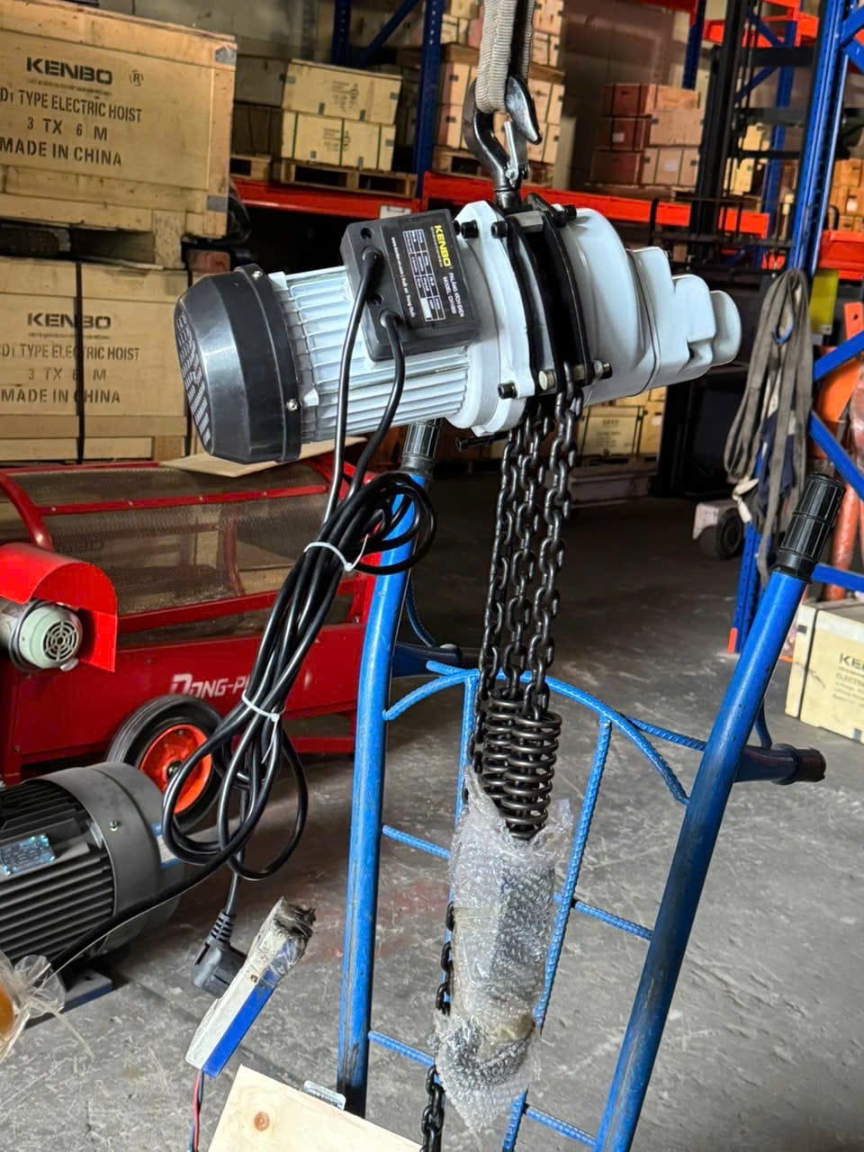 Pa lăng xích điện: Hướng dẫn chọn đúng model, đúng tải - tránh sai lầm đắt tiền 2 pa lăng xích điện — Pa lăng xích điện KENBO CH