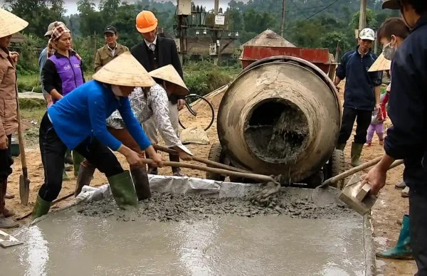 Thi công bê tông cho công trình nông thôn: Giải pháp phù hợp