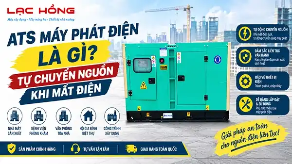 ATS máy phát điện là gì? Tự chuyển nguồn khi mất điện